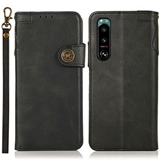 Coque Portefeuille Livre Cuir Etui Clapet K03Z pour Sony Xperia 5 III Noir