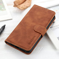 Coque Portefeuille Livre Cuir Etui Clapet K03Z pour Vivo iQOO U5e 5G Marron