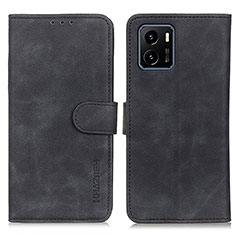 Coque Portefeuille Livre Cuir Etui Clapet K03Z pour Vivo iQOO U5x Noir