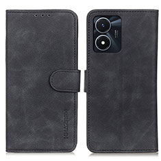 Coque Portefeuille Livre Cuir Etui Clapet K03Z pour Vivo Y02S Noir