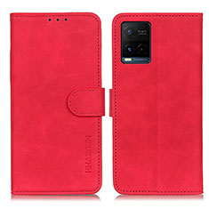 Coque Portefeuille Livre Cuir Etui Clapet K03Z pour Vivo Y32 4G Rouge