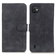 Coque Portefeuille Livre Cuir Etui Clapet K03Z pour Wiko Y82 Noir