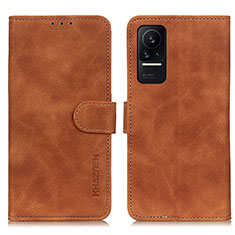 Coque Portefeuille Livre Cuir Etui Clapet K03Z pour Xiaomi Civi 5G Marron