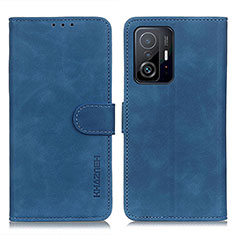 Coque Portefeuille Livre Cuir Etui Clapet K03Z pour Xiaomi Mi 11T 5G Bleu