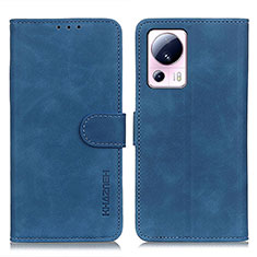 Coque Portefeuille Livre Cuir Etui Clapet K03Z pour Xiaomi Mi 13 Lite 5G Bleu