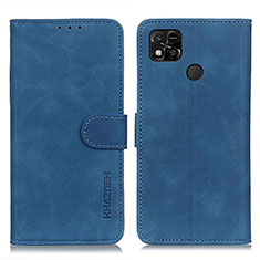 Coque Portefeuille Livre Cuir Etui Clapet K03Z pour Xiaomi POCO C3 Bleu