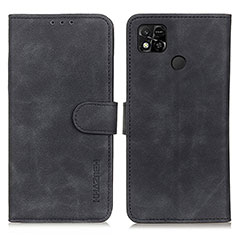 Coque Portefeuille Livre Cuir Etui Clapet K03Z pour Xiaomi POCO C3 Noir