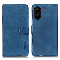 Coque Portefeuille Livre Cuir Etui Clapet K03Z pour Xiaomi Poco C65 Bleu