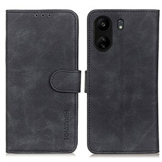 Coque Portefeuille Livre Cuir Etui Clapet K03Z pour Xiaomi Poco C65 Noir