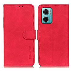 Coque Portefeuille Livre Cuir Etui Clapet K03Z pour Xiaomi Redmi 10 5G Rouge