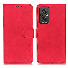 Coque Portefeuille Livre Cuir Etui Clapet K03Z pour Xiaomi Redmi 11 Prime 4G Rouge