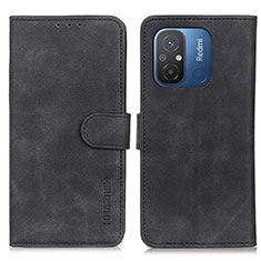 Coque Portefeuille Livre Cuir Etui Clapet K03Z pour Xiaomi Redmi 11A 4G Noir