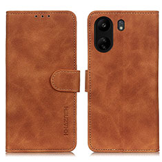 Coque Portefeuille Livre Cuir Etui Clapet K03Z pour Xiaomi Redmi 13C Marron