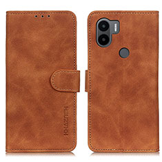 Coque Portefeuille Livre Cuir Etui Clapet K03Z pour Xiaomi Redmi A1 Plus Marron