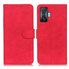 Coque Portefeuille Livre Cuir Etui Clapet K03Z pour Xiaomi Redmi K50 Gaming AMG F1 5G Rouge