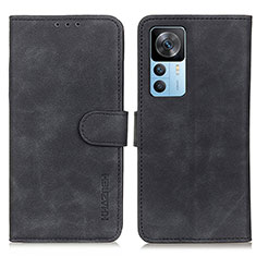 Coque Portefeuille Livre Cuir Etui Clapet K03Z pour Xiaomi Redmi K50 Ultra 5G Noir