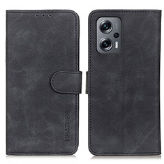 Coque Portefeuille Livre Cuir Etui Clapet K03Z pour Xiaomi Redmi K50i 5G Noir