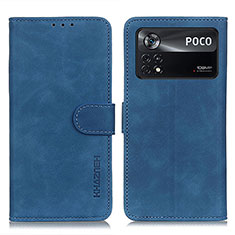 Coque Portefeuille Livre Cuir Etui Clapet K03Z pour Xiaomi Redmi Note 11E Pro 5G Bleu