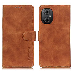 Coque Portefeuille Livre Cuir Etui Clapet K03Z pour Xiaomi Redmi Note 11R 5G Marron