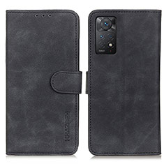 Coque Portefeuille Livre Cuir Etui Clapet K03Z pour Xiaomi Redmi Note 12 Pro 4G Noir