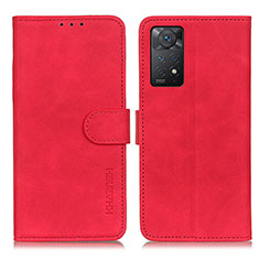 Coque Portefeuille Livre Cuir Etui Clapet K03Z pour Xiaomi Redmi Note 12 Pro 4G Rouge