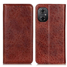 Coque Portefeuille Livre Cuir Etui Clapet K03Z pour Xiaomi Redmi Note 12R Pro 5G Marron