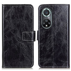 Coque Portefeuille Livre Cuir Etui Clapet K04Z pour Huawei Honor 50 Pro 5G Noir