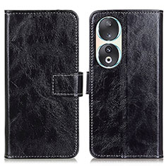 Coque Portefeuille Livre Cuir Etui Clapet K04Z pour Huawei Honor 90 5G Noir