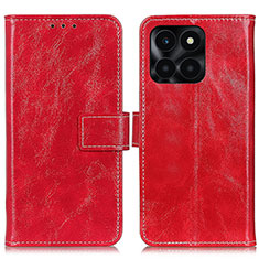 Coque Portefeuille Livre Cuir Etui Clapet K04Z pour Huawei Honor X8b Rouge