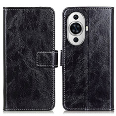 Coque Portefeuille Livre Cuir Etui Clapet K04Z pour Huawei Nova 11 Ultra Noir