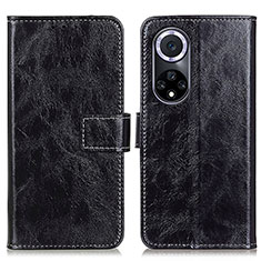 Coque Portefeuille Livre Cuir Etui Clapet K04Z pour Huawei Nova 9 Noir