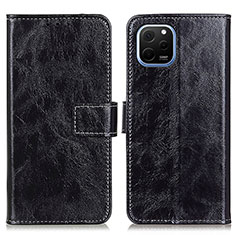 Coque Portefeuille Livre Cuir Etui Clapet K04Z pour Huawei Nova Y61 Noir