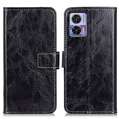 Coque Portefeuille Livre Cuir Etui Clapet K04Z pour Motorola Moto Edge 30 Lite 5G Noir