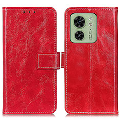 Coque Portefeuille Livre Cuir Etui Clapet K04Z pour Motorola Moto Edge 40 5G Rouge