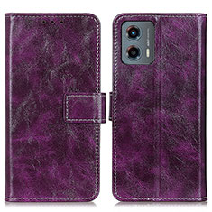 Coque Portefeuille Livre Cuir Etui Clapet K04Z pour Motorola Moto G 5G (2023) Violet