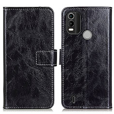 Coque Portefeuille Livre Cuir Etui Clapet K04Z pour Nokia C21 Plus Noir