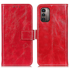 Coque Portefeuille Livre Cuir Etui Clapet K04Z pour Nokia G11 Rouge