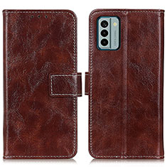 Coque Portefeuille Livre Cuir Etui Clapet K04Z pour Nokia G22 Marron