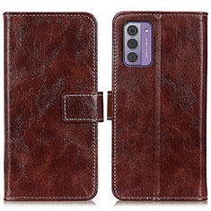 Coque Portefeuille Livre Cuir Etui Clapet K04Z pour Nokia G310 5G Marron