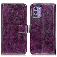 Coque Portefeuille Livre Cuir Etui Clapet K04Z pour Nokia G310 5G Violet