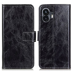 Coque Portefeuille Livre Cuir Etui Clapet K04Z pour Nothing Phone 2 Noir