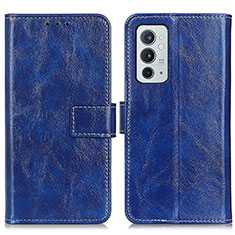 Coque Portefeuille Livre Cuir Etui Clapet K04Z pour OnePlus 9RT 5G Bleu