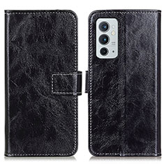 Coque Portefeuille Livre Cuir Etui Clapet K04Z pour OnePlus 9RT 5G Noir