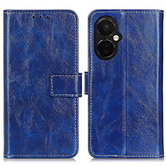 Coque Portefeuille Livre Cuir Etui Clapet K04Z pour OnePlus Nord CE 3 5G Bleu