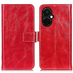 Coque Portefeuille Livre Cuir Etui Clapet K04Z pour OnePlus Nord CE 3 5G Rouge