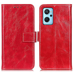 Coque Portefeuille Livre Cuir Etui Clapet K04Z pour Oppo K10 4G Rouge