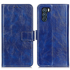 Coque Portefeuille Livre Cuir Etui Clapet K04Z pour Oppo K9 Pro 5G Bleu