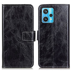 Coque Portefeuille Livre Cuir Etui Clapet K04Z pour Realme 9 4G Noir