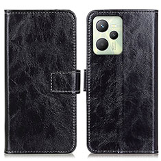 Coque Portefeuille Livre Cuir Etui Clapet K04Z pour Realme C35 Noir