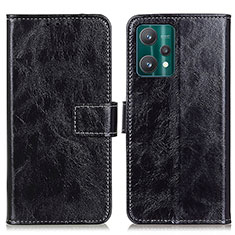 Coque Portefeuille Livre Cuir Etui Clapet K04Z pour Realme Q5 5G Noir